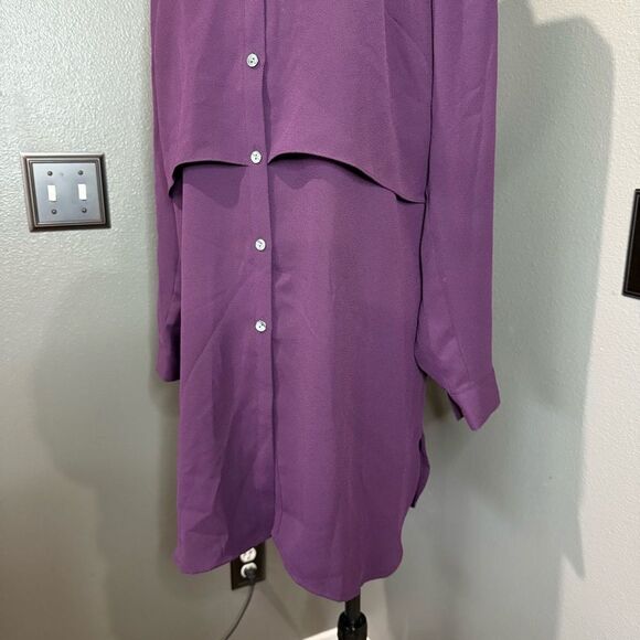 J. Jill Purple Button Down Shirt - Picture 4 of 11
